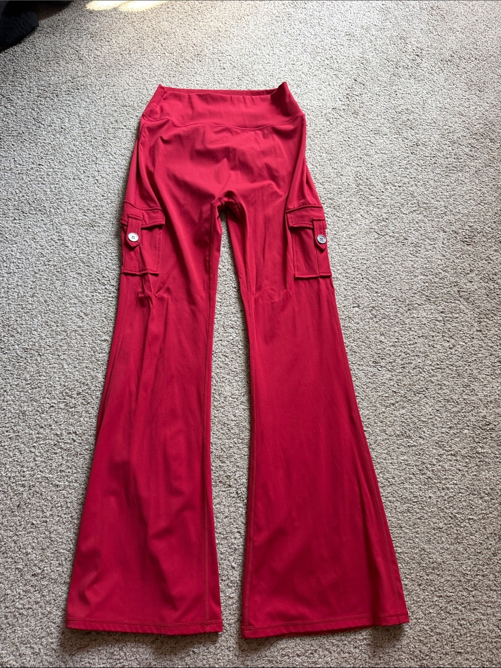 High-Waist Reddish wide leg pants